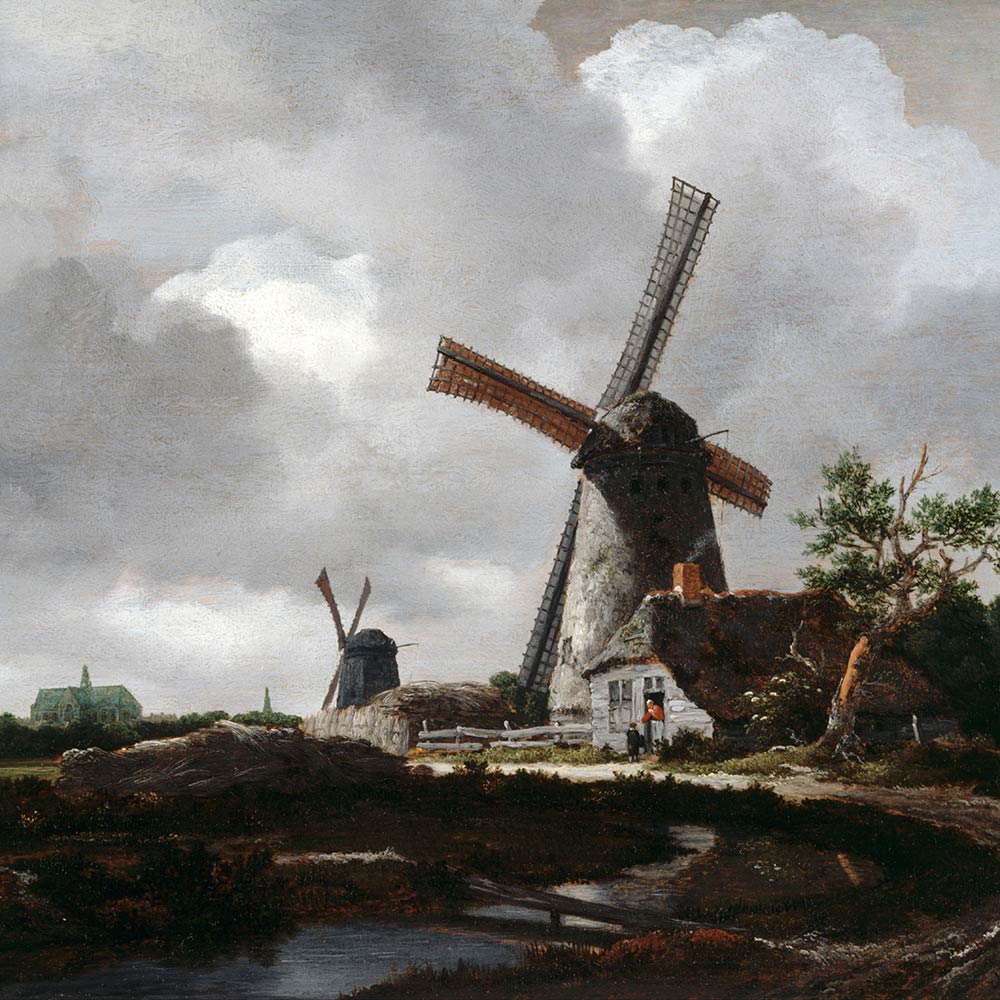 Landscape with Windmills